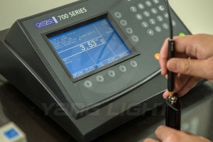 Metal coating thickness tester